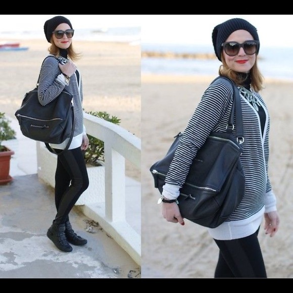 Givenchy Pandora Large Leather Satchel Bag, Brown - Picture 8 of 8